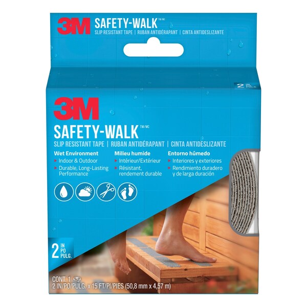 Home and Recreation Tread Mineral Gray, 2" W x 180" L